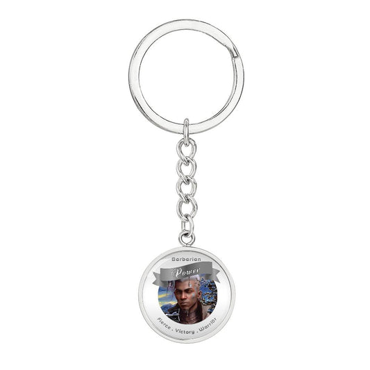Barbarian - RPG Fantasy Affirmation Keychain  - More Than Charms