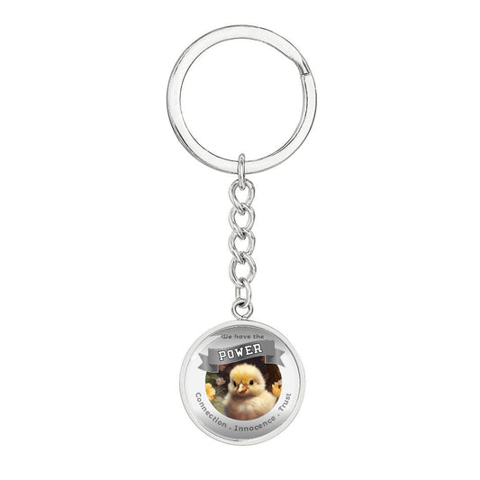 Chick - Power Animal Affirmation Keychain - More Than Charms