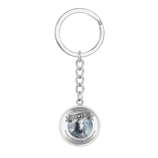 Horse - Power Animal Affirmation Keychain - More Than Charms