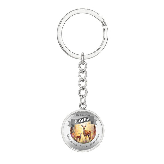 Deer  - Power Animal  Affirmation Keychain - More Than Charms