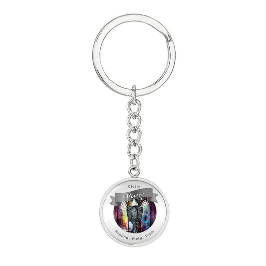 Cleric 2 - RPG Fantasy Affirmation Keychain  - More Than Charms