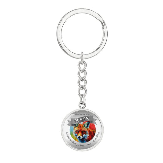 Fox  - Power Animal  Affirmation Keychain - More Than Charms