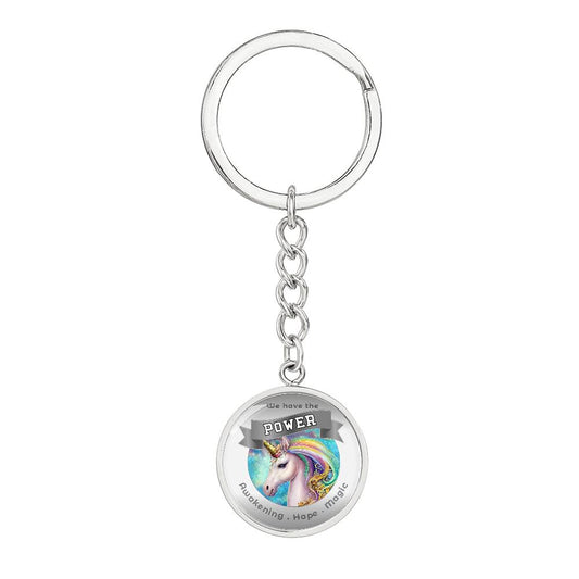 Unicorn Power Animal Affirmation Keychain - More Than Charms