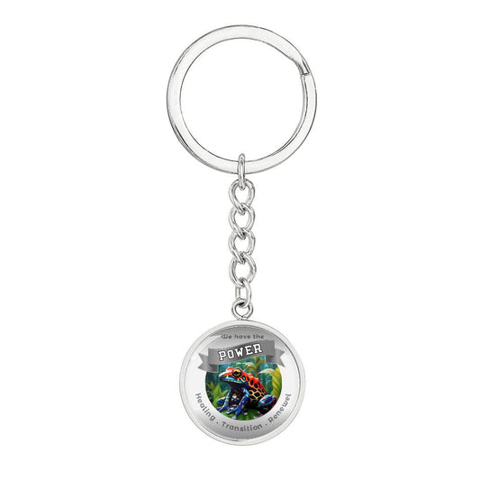 Frog  - Power Animal  Affirmation Keychain - More Than Charms