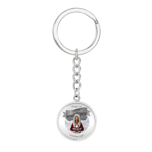 Gratitude - Guardian Angel Affirmation Keychain - More Than Charms