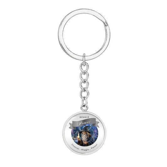 Wizard - RPG Fantasy Affirmation Keychain  - More Than Charms