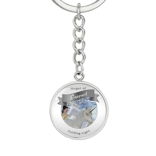 Support - Guardian Angel Affirmation Keychain - More Than Charms