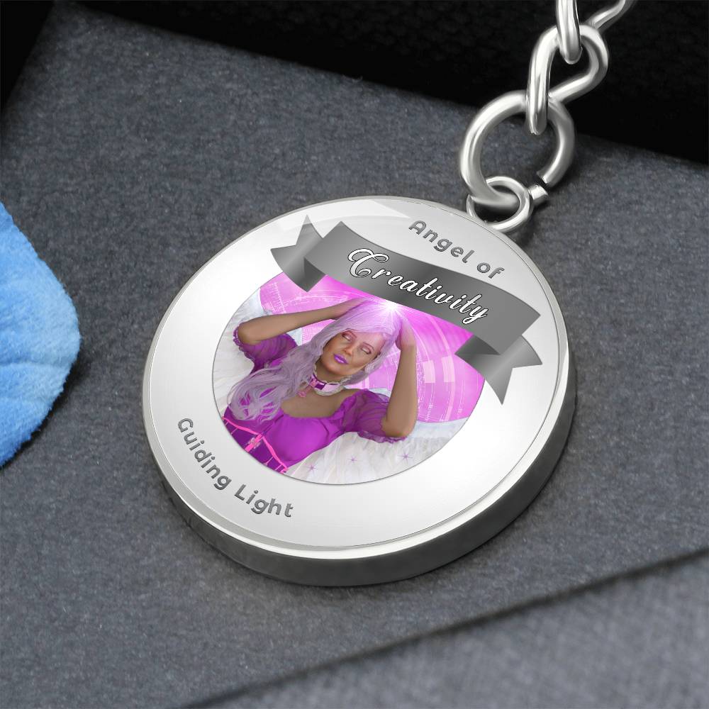 Creativity - Guardian Angel Affirmation Keychain - More Than Charms