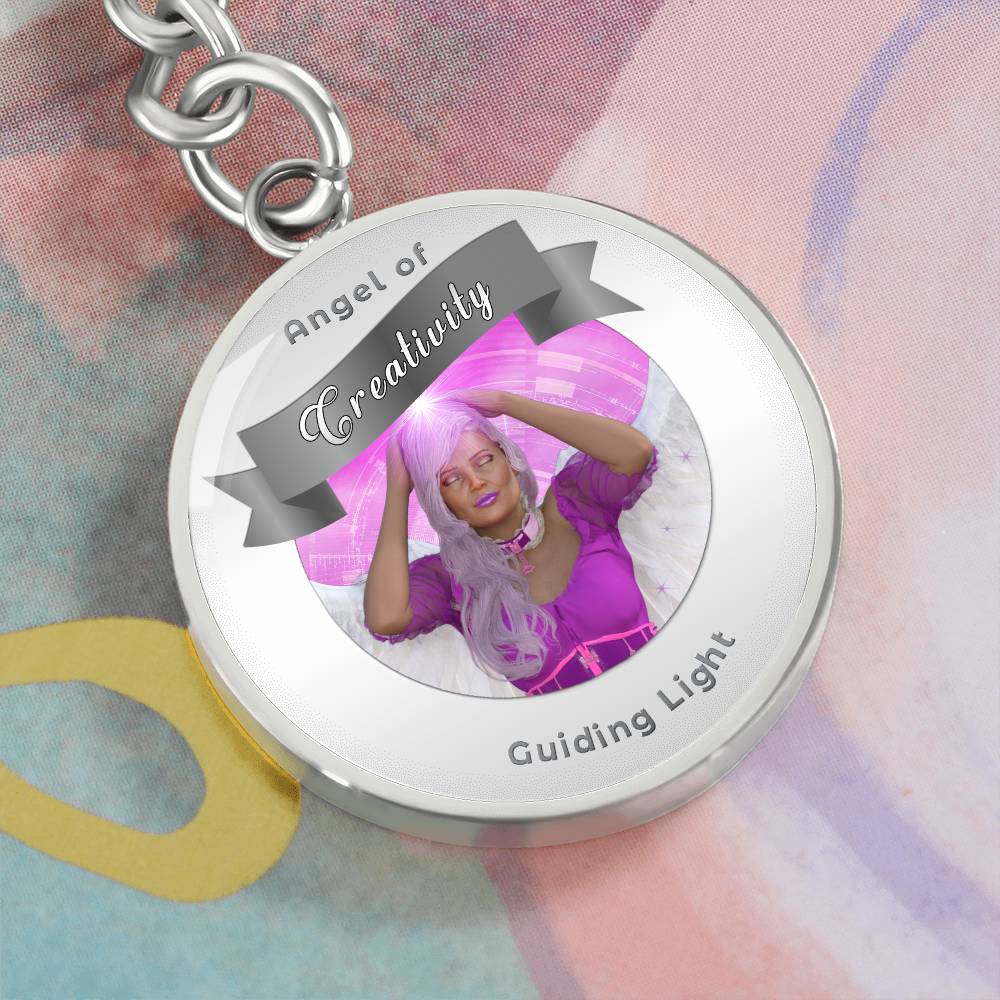 Creativity - Guardian Angel Affirmation Keychain - More Than Charms