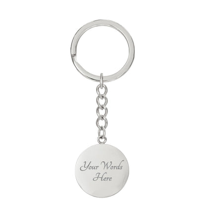 Cheribum- Angelic Realms Affirmation Keychain For Mobility, Power & Guardian - More Than Charms