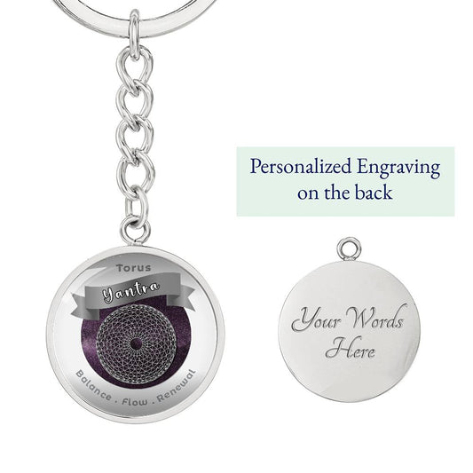 Torus  - Affirmation Keychain - More Than Charms