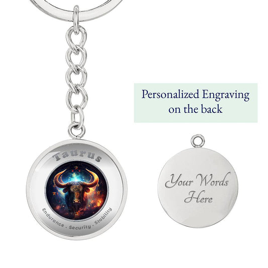 Taurus - Affirmation Keychain - More Than Charms