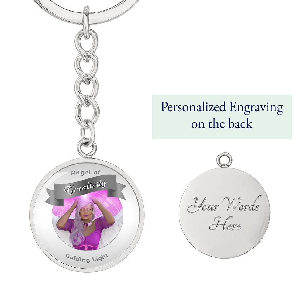 Creativity - Guardian Angel Affirmation Keychain - More Than Charms