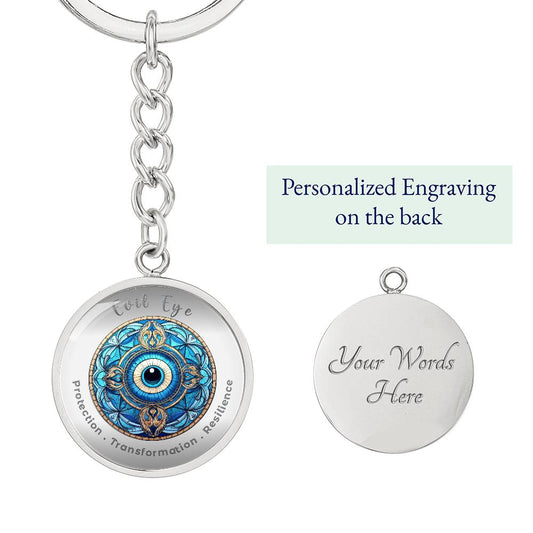 Evil Eye  - Affirmation Keychain - More Than Charms