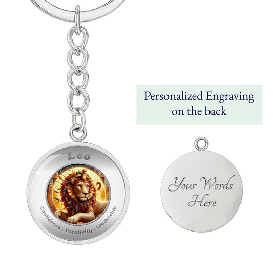 Leo - Affirmation Keychain - More Than Charms