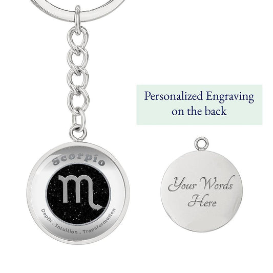 Scorpio - Affirmation Keychain - More Than Charms