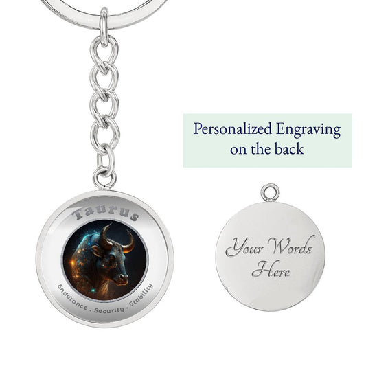 Taurus - Affirmation Keychain - More Than Charms