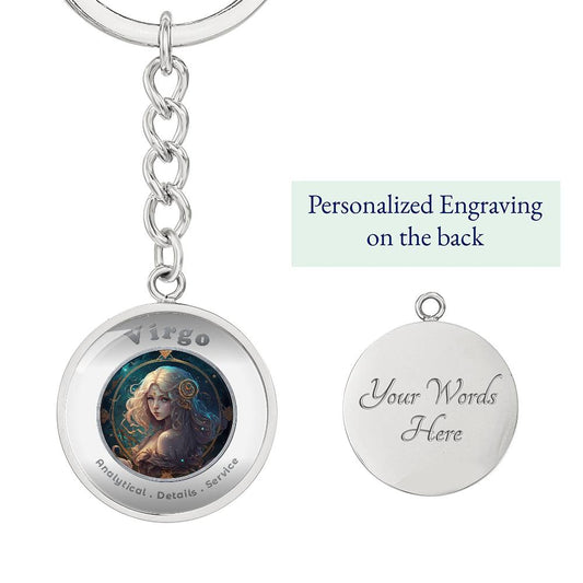 Virgo - Affirmation Keychain - More Than Charms
