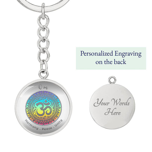 Om  - Affirmation Keychain - More Than Charms