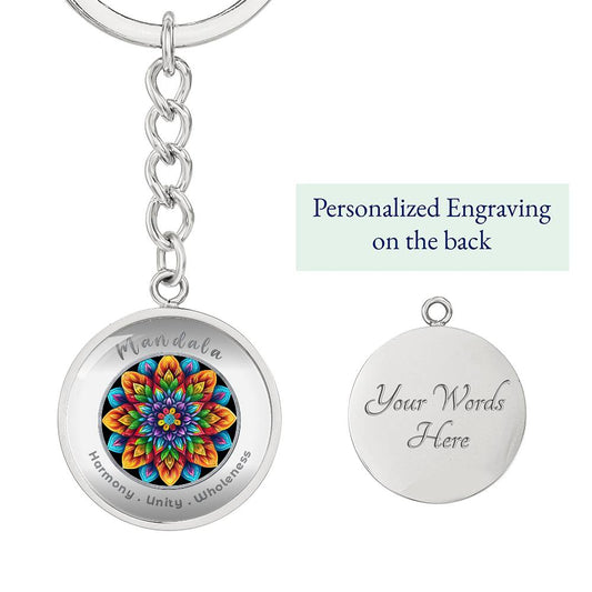 Mandala  - Affirmation Keychain - More Than Charms