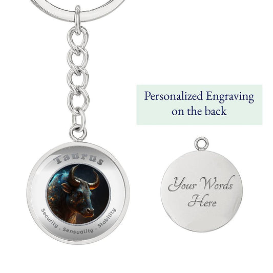 Taurus - Affirmation Keychain - More Than Charms