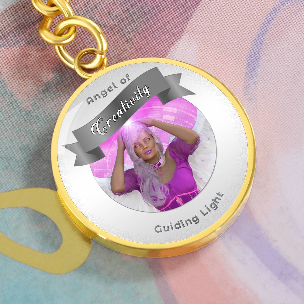 Creativity - Guardian Angel Affirmation Keychain - More Than Charms