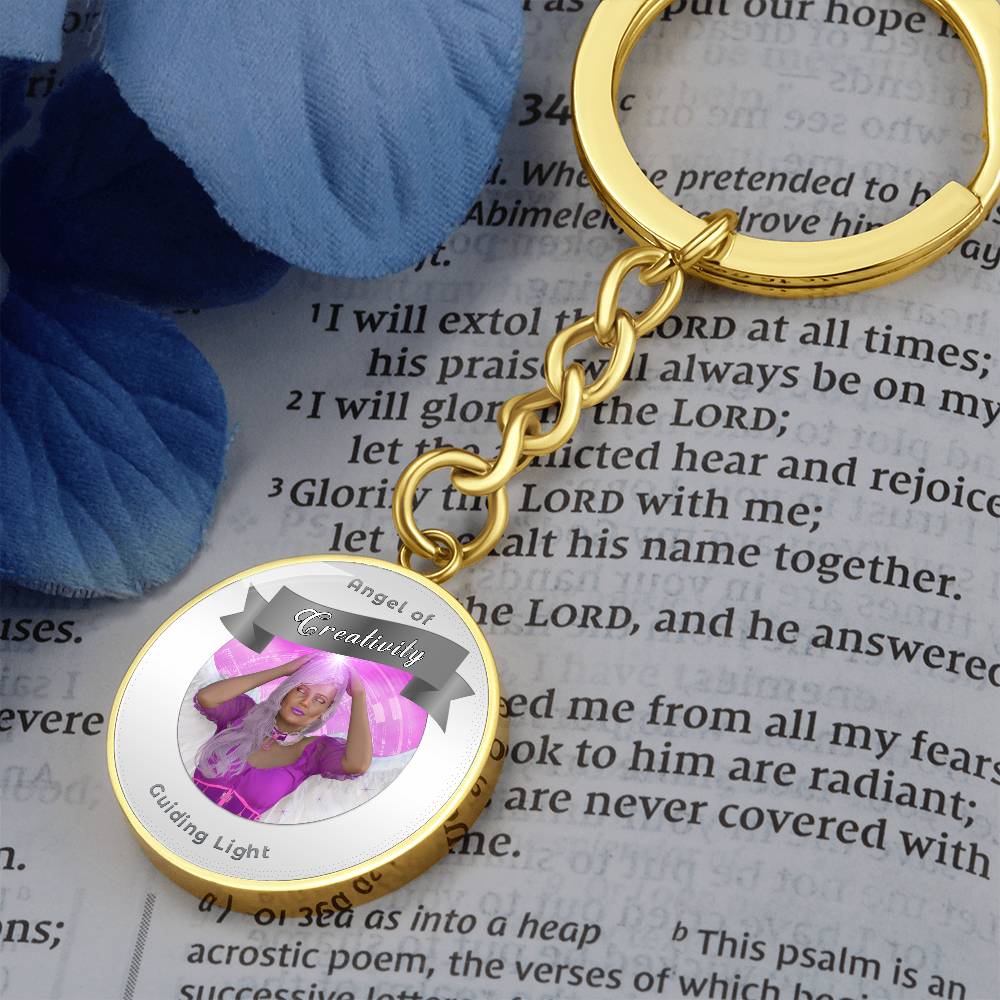 Creativity - Guardian Angel Affirmation Keychain - More Than Charms