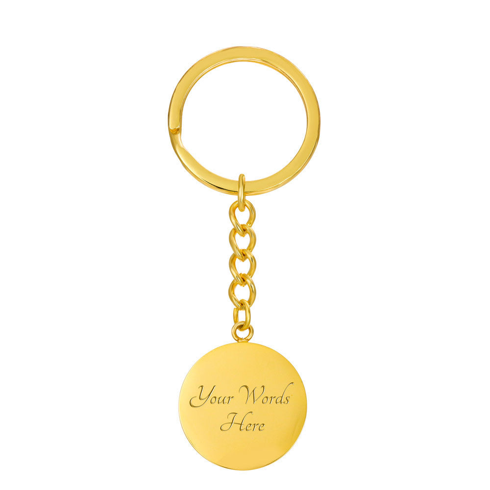 Cheribum- Angelic Realms Affirmation Keychain For Mobility, Power & Guardian - More Than Charms