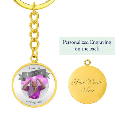 Creativity - Guardian Angel Affirmation Keychain - More Than Charms