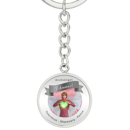Archangel Chamuel - Affirmation Keychain - More Than Charms
