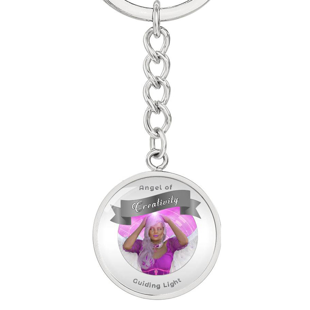 Creativity - Guardian Angel Affirmation Keychain - More Than Charms