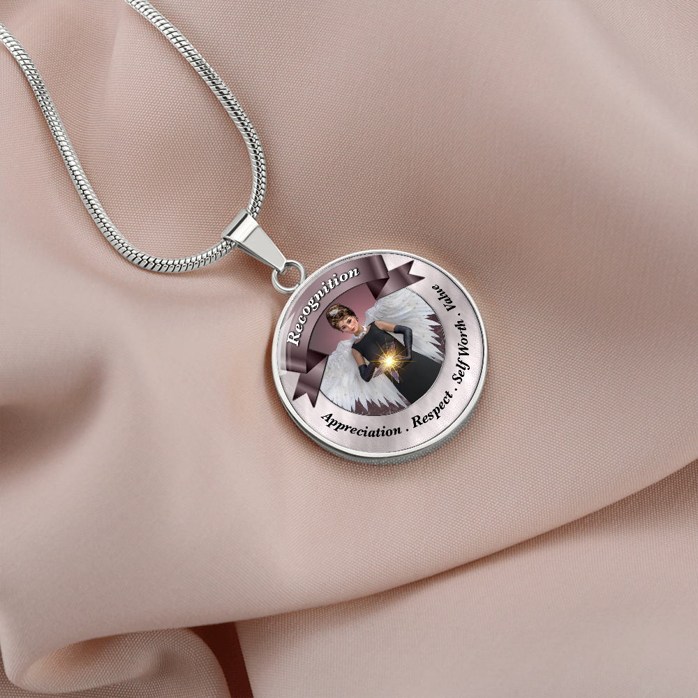Angel of Recognition Luxury Affirmation Pendant