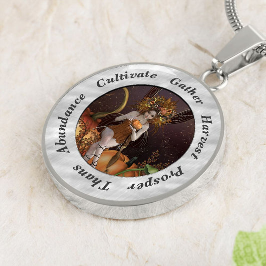 More Than Charms Harvest Fairy Affirmation Necklace