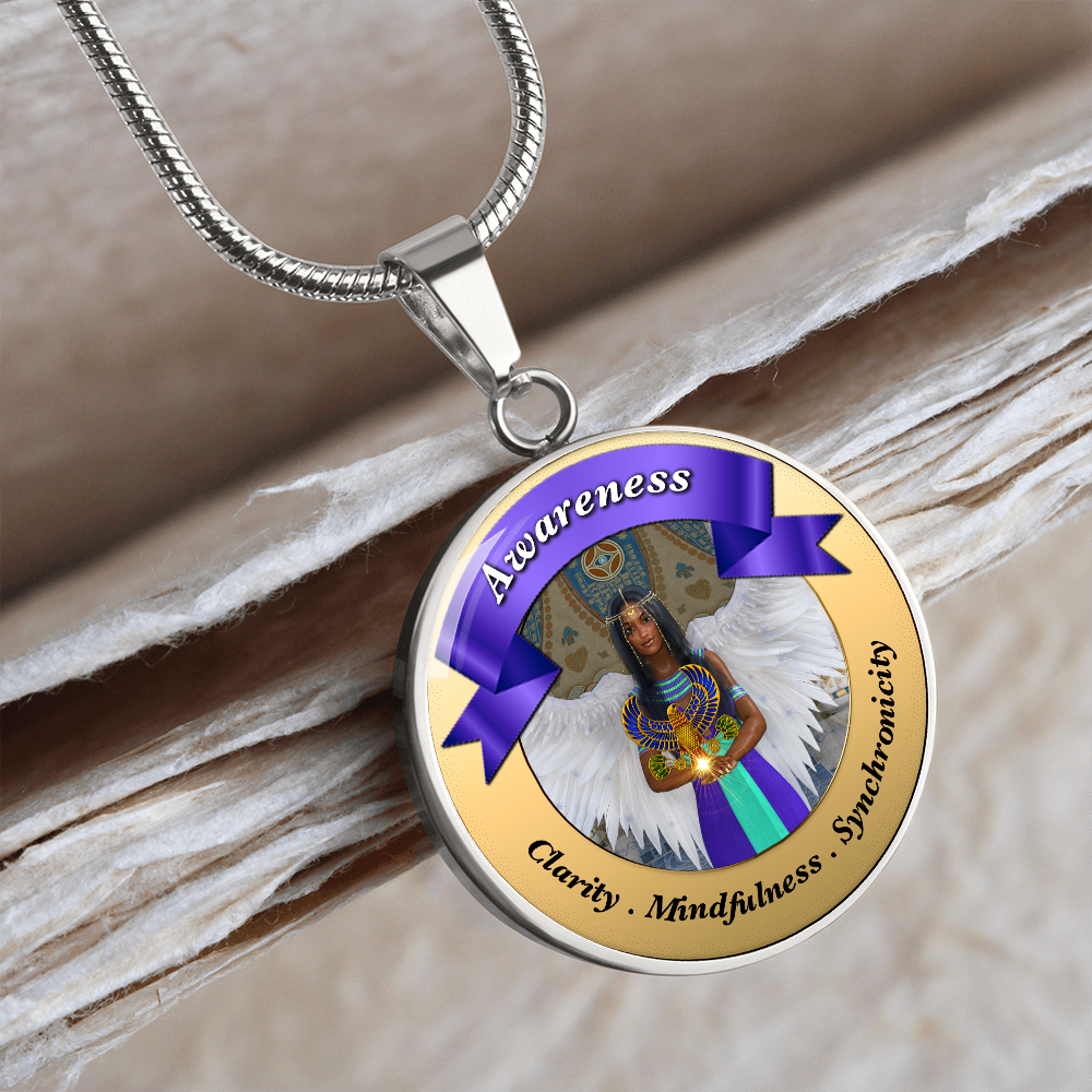More Than Charms Angel of Awareness Luxury Affirmation Pendant