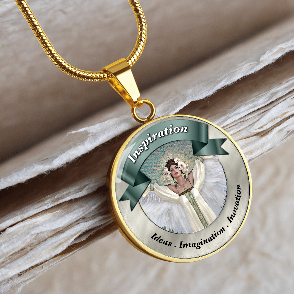 More Than Charms Angel of Inspiration Luxury Affirmation Pendant