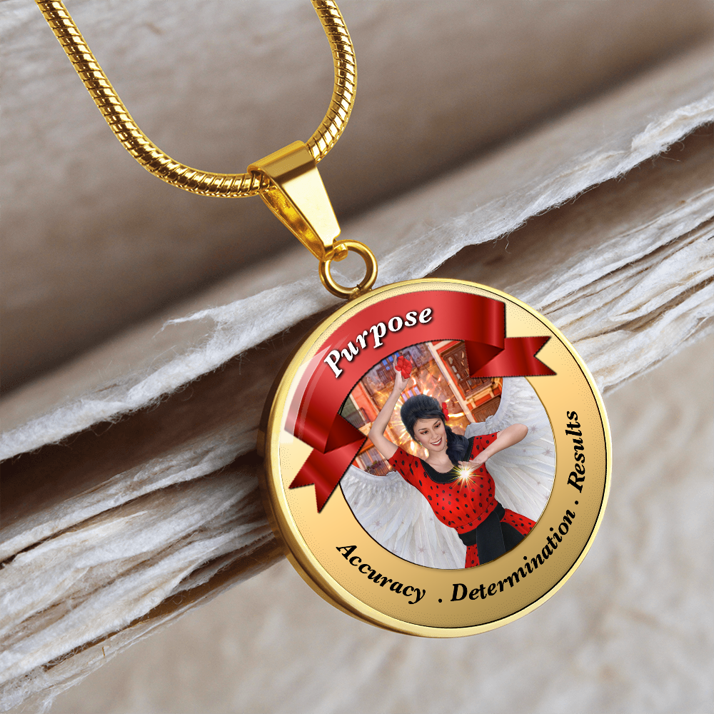 More Than Charms Angel of Purpose Luxury Affirmation Pendant
