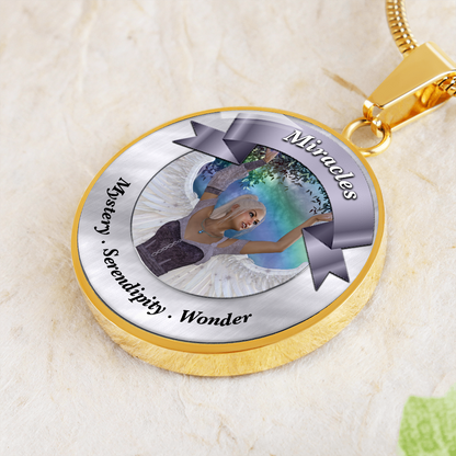 Angel of Miracles Luxury Affirmation Pendant