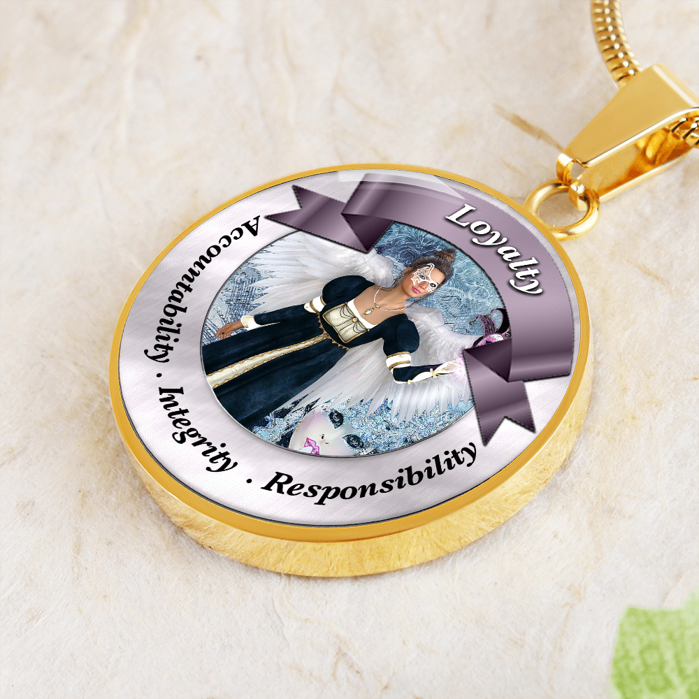 More Than Charms Angel of Loyalty Luxury Affirmation Pendant