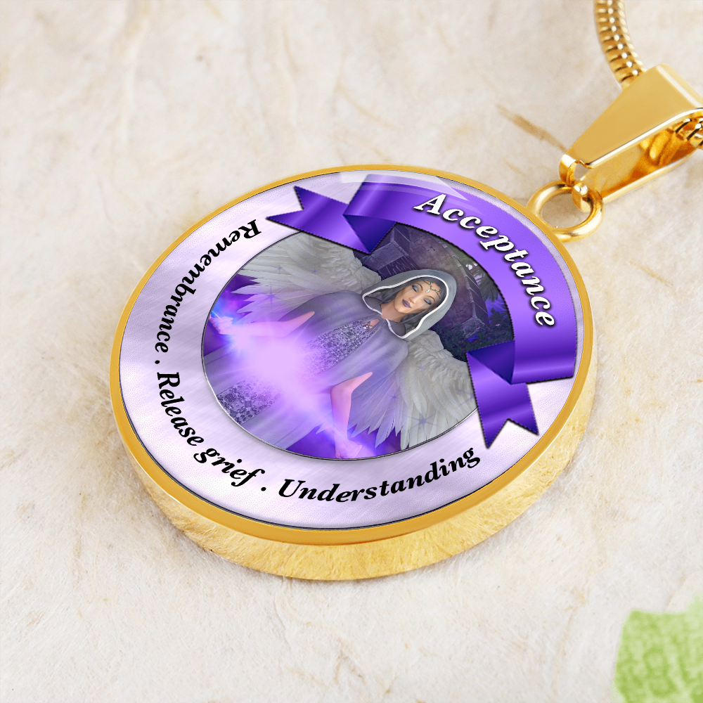 More Than Charms Angel of Acceptance Luxury Affirmation Pendant