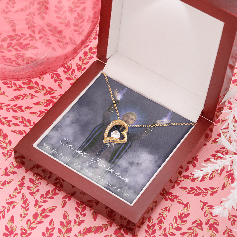 More Than Charms Saint Germain Forever Love Necklace