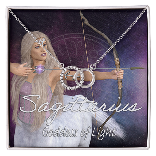 Sagittarius Goddess Perfect Pair Necklace