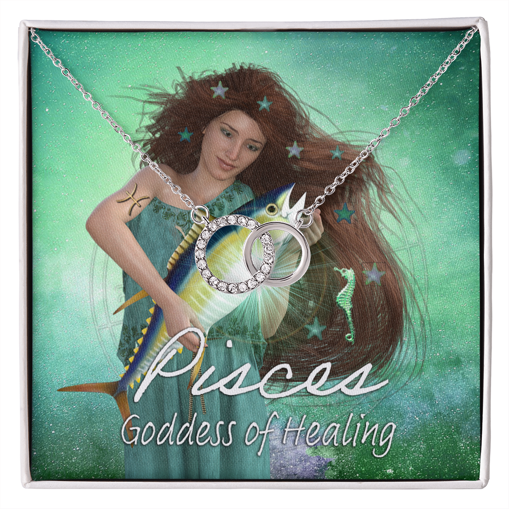 More Than Charms Pisces Goddess Perfect Pair Necklace
