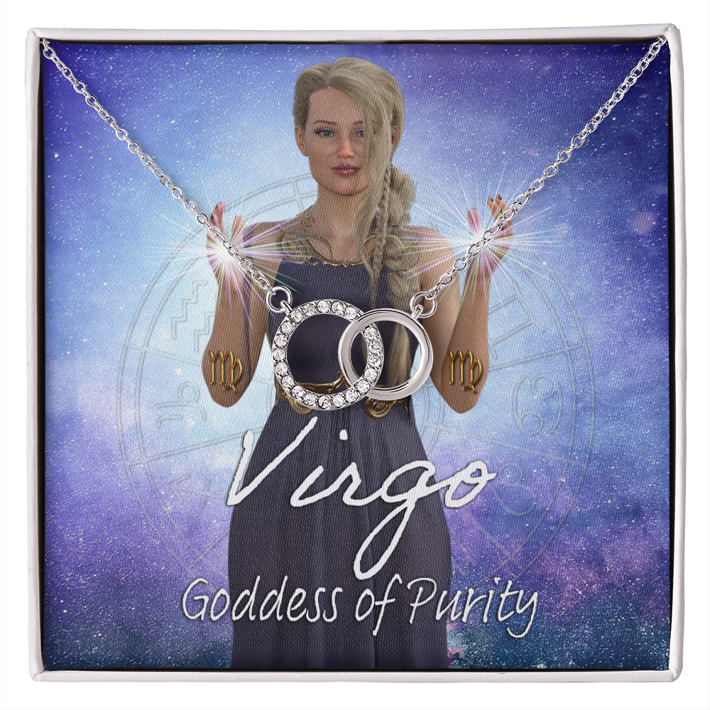 More Than Charms Virgo Goddess Perfect Pair Necklace