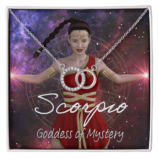 More Than Charms Scorpio Goddess Perfect Pair Necklace