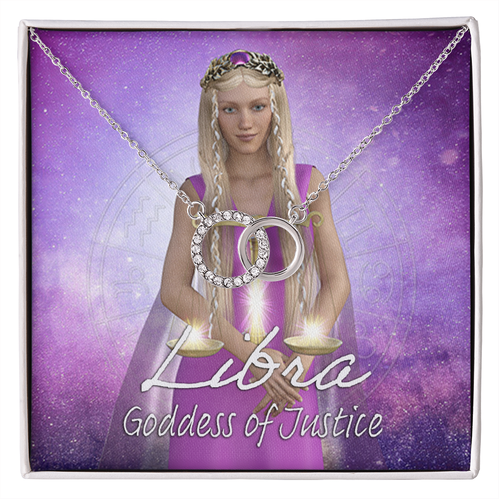 More Than Charms Libra Goddess Perfect Pair Necklace