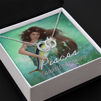 Pisces Goddess Perfect Pair Necklace