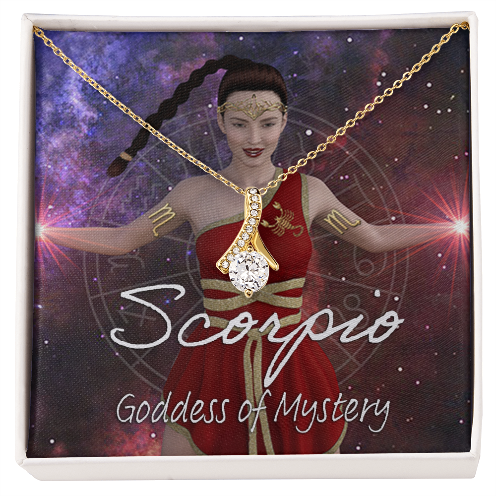 More Than Charms Scorpio Goddess Alluring Beauty Necklace