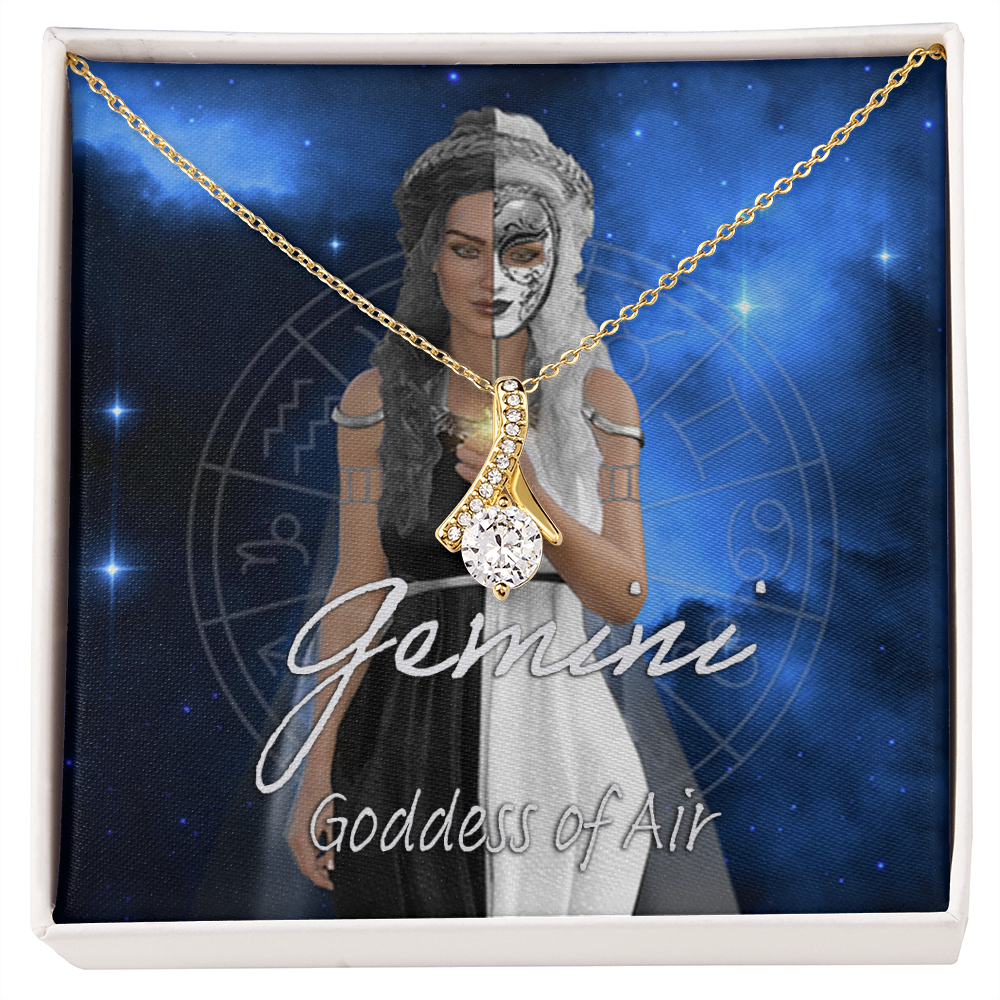 More Than Charms Gemini Goddess Alluring Beauty Necklace