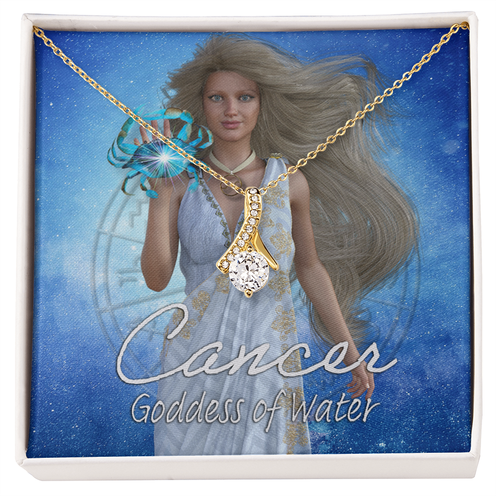 More Than Charms Cancer Goddess Alluring Beauty Necklace