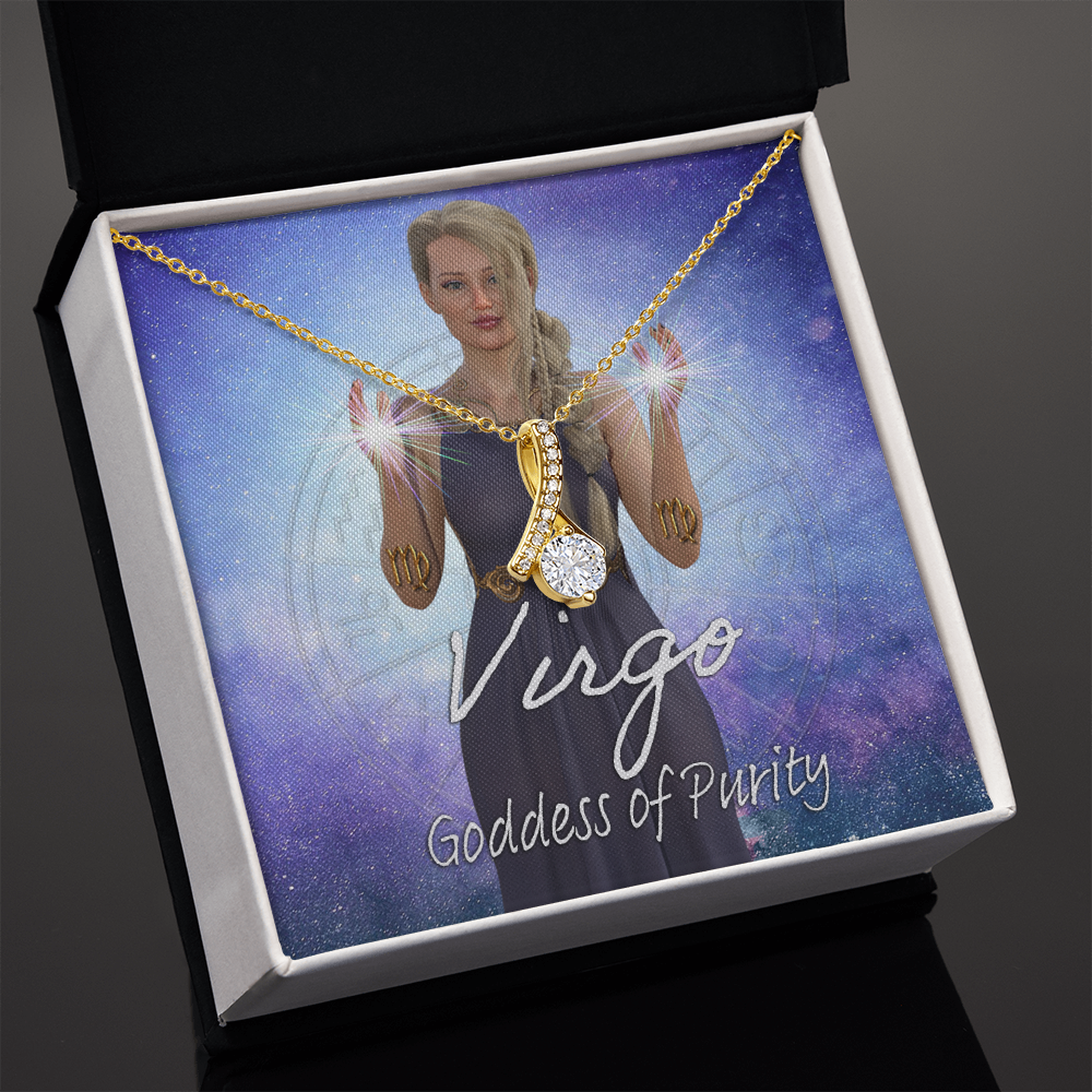 More Than Charms Virgo Goddess Alluring Beauty Necklace